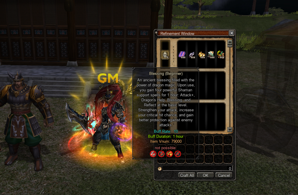 Buff Item System Preview