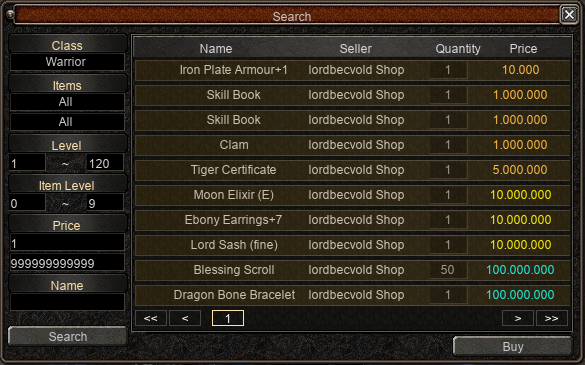 Shop Search UI
